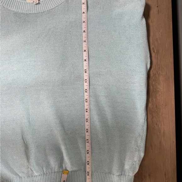 Madewell Women's Soft Blue Crew Neck Sweater - Picture 8 of 8